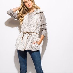 Sabrina Lauren Chevron Vest